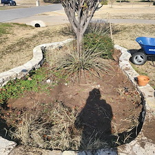 Flower Bed Renovation in Lipan, TX 22