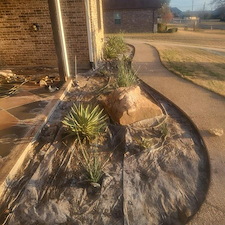 Flower Bed Renovation in Lipan, TX 13