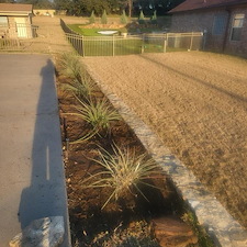 Flower Bed Renovation in Lipan, TX 10